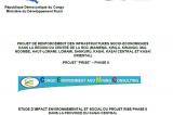 Version finale de l'EIES du Projet PRISE Phase II dans la Province du Kasaï Central (Construction des Ecoles)