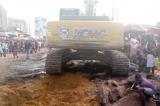 Kinshasa : voie fermée, l'OVD lance les travaux de réhabilitation de l'avenue de la Libération à Selembao   