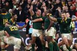 Coupe du monde de rugby: l'Afrique du Sud remporte son 4e sacre mondial face à la Nouvelle-Zélande