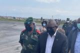 Le Premier ministre, Sama Lukonde est arrivé à Goma