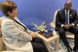 Sama Lukonde et Kristalina Georgieva échangent sur le programme avec le FMI