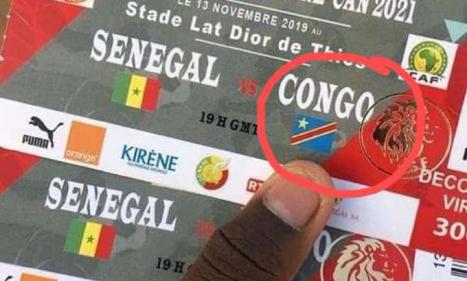 Infos congo - Actualités Congo - -Eliminatoires CAN 2021 Sénégal/Congo-Brazza: La billetterie de la FSF confond le drapeau du...