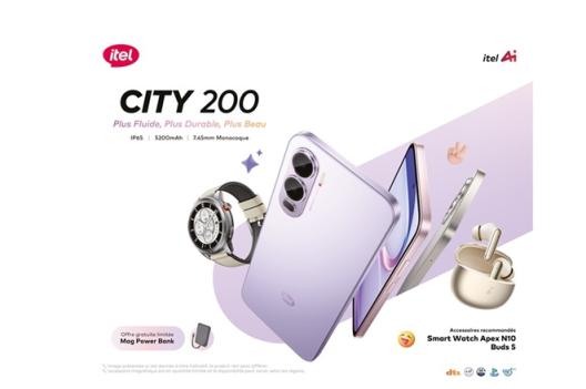 Le nouveau itel City 200 : puissance, élégance et liberté au quotidien à seulement 125$