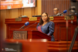 Sénat : Thérèse Kayikwamba défend les accords RDC–Rwanda et RDC–USA