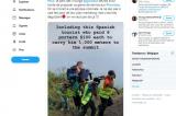 La photo d'un touriste sur une chaise à porteurs fait polémique