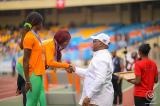 IXᵉˢ Jeux de la Francophonie : Félix Tshisekedi remet les médailles aux athlètes dames vainqueurs des différentes compétitions d’athlétisme