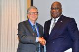 Le président Félix Tshisekedi échange avec l’homme d’affaire américain Bill Gates