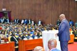 Devant le Congrès, Félix Tshisekedi invite l’opposition à se désigner un porte-parole
