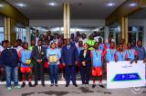 Le Président Félix Tshisekedi a reçu les jeunes sportifs congolais