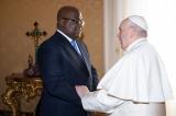 Pape François aux Congolais : « Je vous porte plus que jamais dans mon cœur »