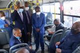 Le Président Tshisekedi met en service les 100 premiers bus de Trans Académia