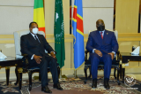 Denis Sassou Nguesso est arrivé ce lundi à Kinshasa