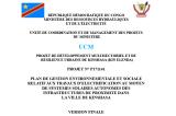 PGES relatif aux travaux d’électrification au moyen de systèmes solaires autonomes des infrastructures de proximité dans la ville de Kinshasa