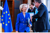 Ursula von der Leyen salue la décision de Donald Trump de suspendre les droits de douane
