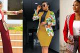 Voici comment porter joliment une veste en pagne