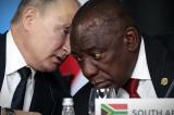 Guerre en Ukraine : entretien entre Cyril Ramaphosa et Vladimir Poutine
