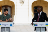À Kiev, le président sud-africain, appelle l'Ukraine et la Russie à la 