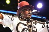 Le monument « The King of rumba, 100% star » en hommage à Papa Wemba