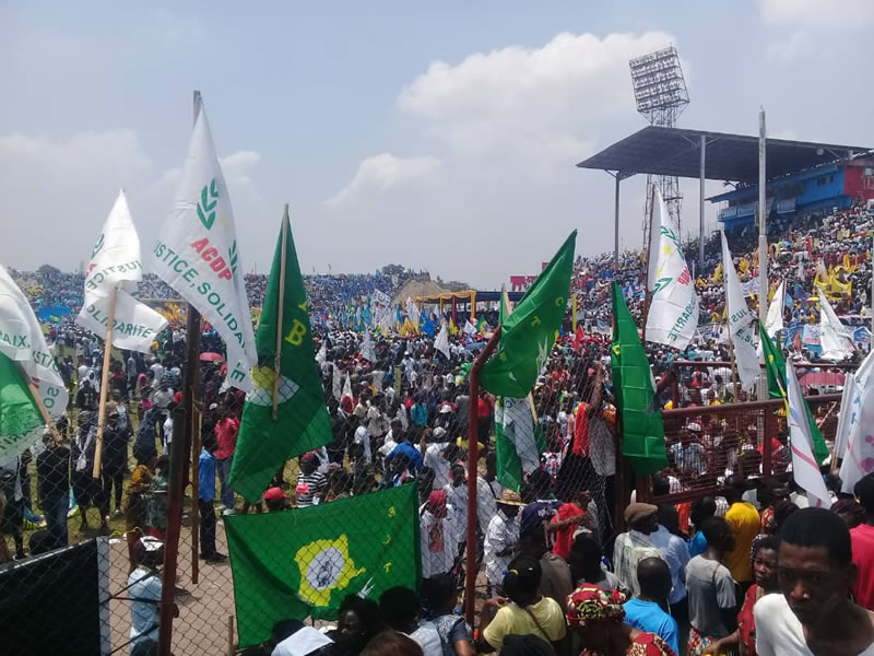 Meeting du FCC, le 27 octobre 2018 au stade Tata Raphaël de Kinshasa