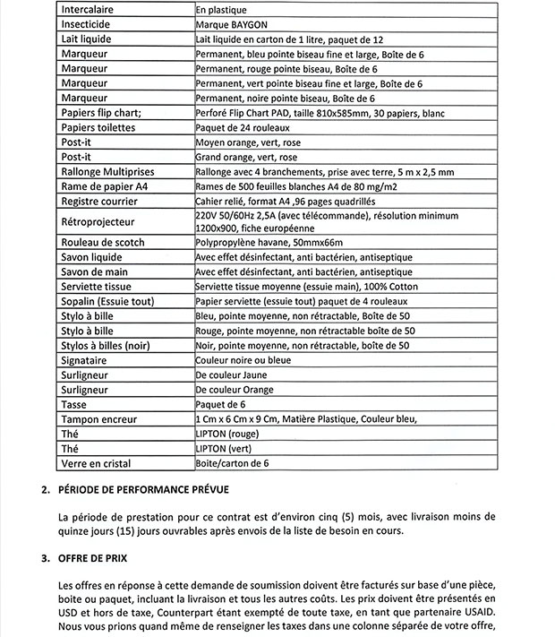 Mediacongo Net Appel D Offres Selection D Un Fournisseur Dans Le Cadre D Un Accord A Lta Pour L Approvisionnement Des Fournitures De Bureau D Alimentation En Rdc